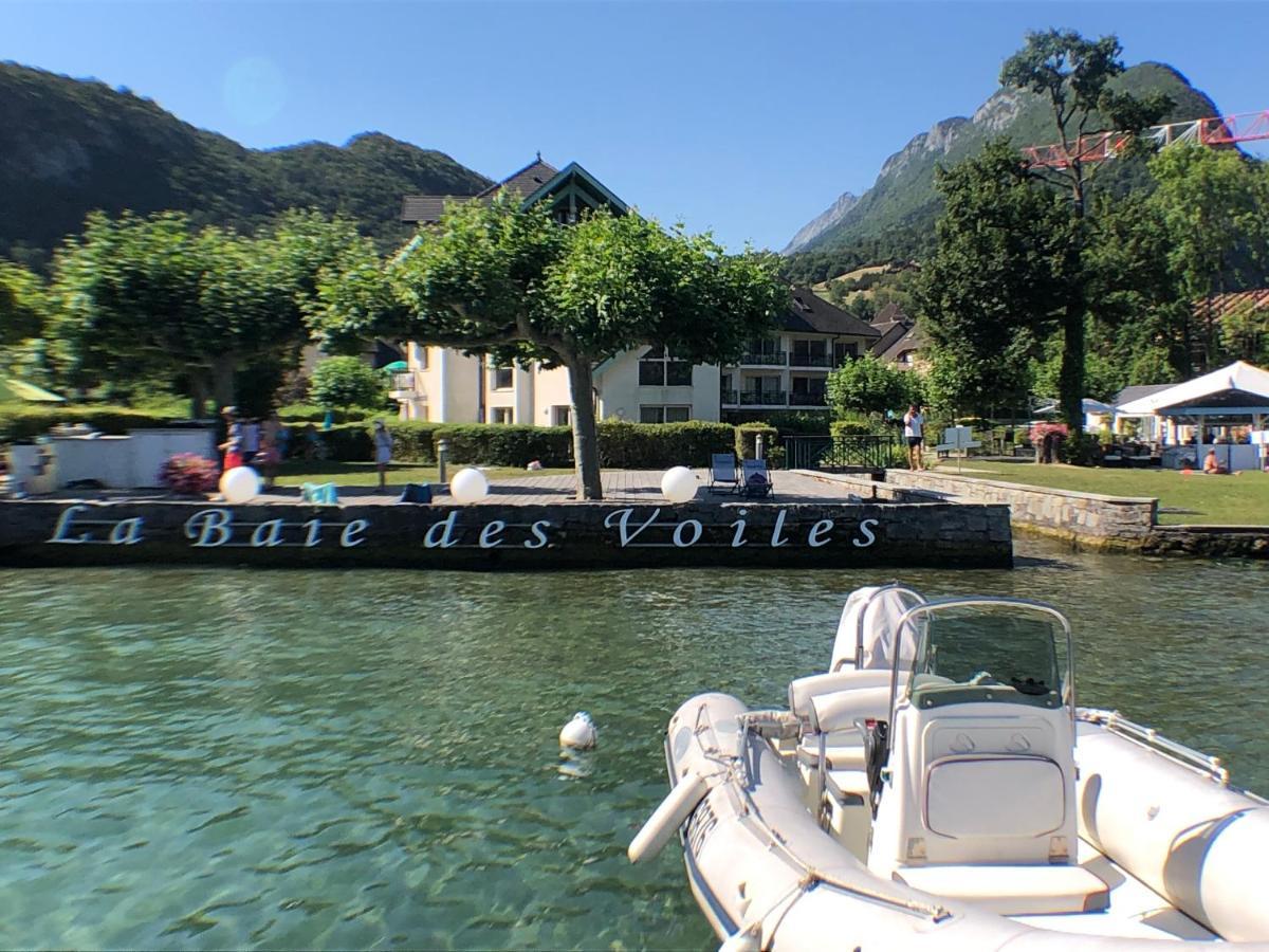 Studio Les Pieds Dans L'Eau Au Bord Du Lac D'Annecy Duingt Eksteriør bilde