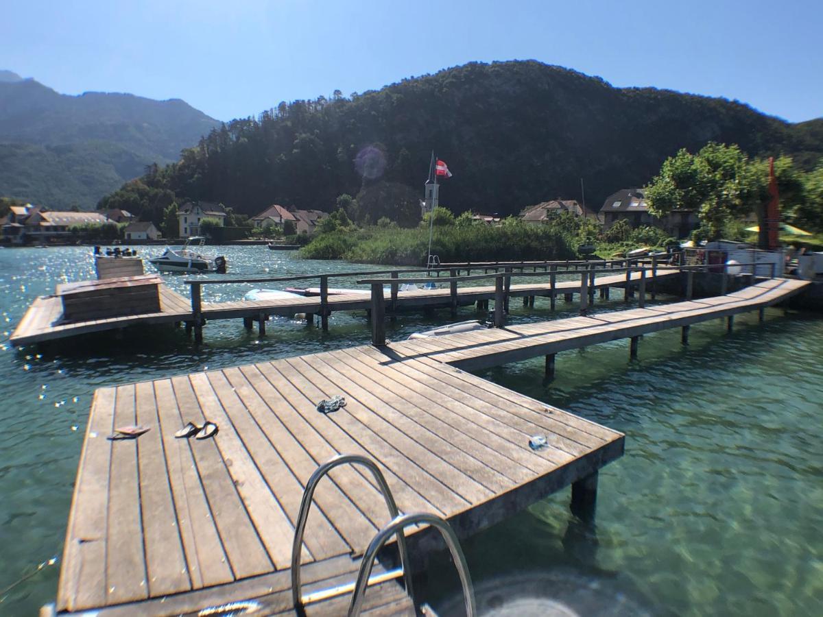 Studio Les Pieds Dans L'Eau Au Bord Du Lac D'Annecy Duingt Eksteriør bilde