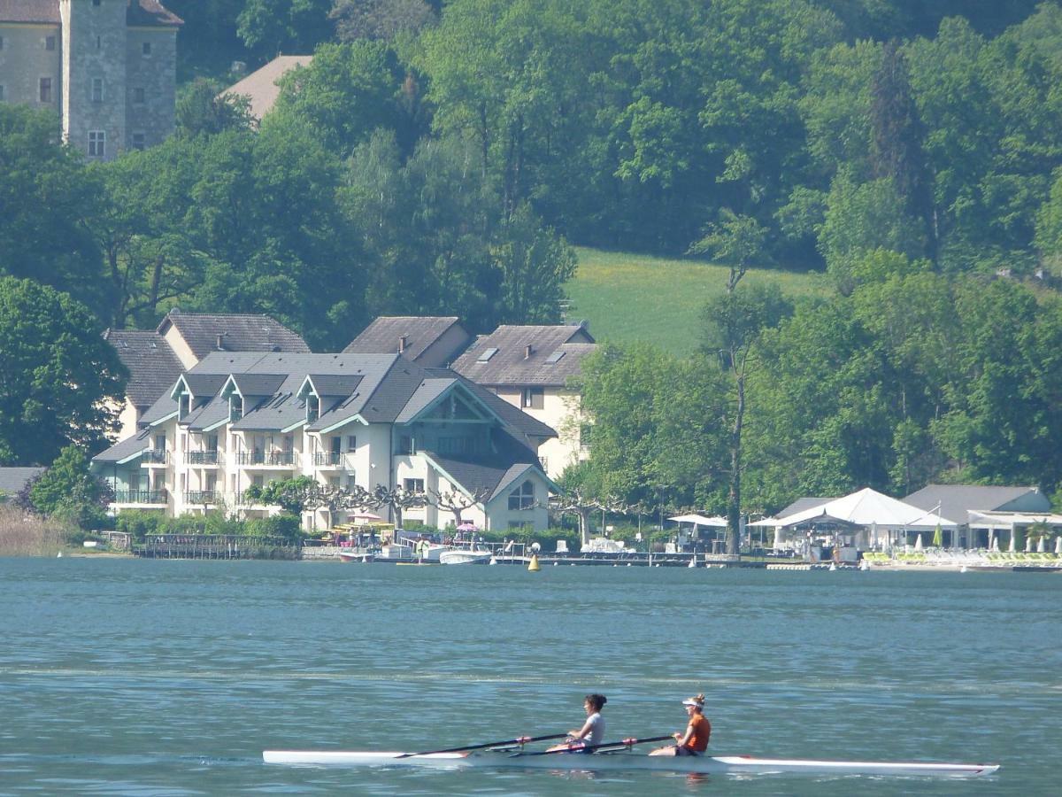 Studio Les Pieds Dans L'Eau Au Bord Du Lac D'Annecy Duingt Eksteriør bilde