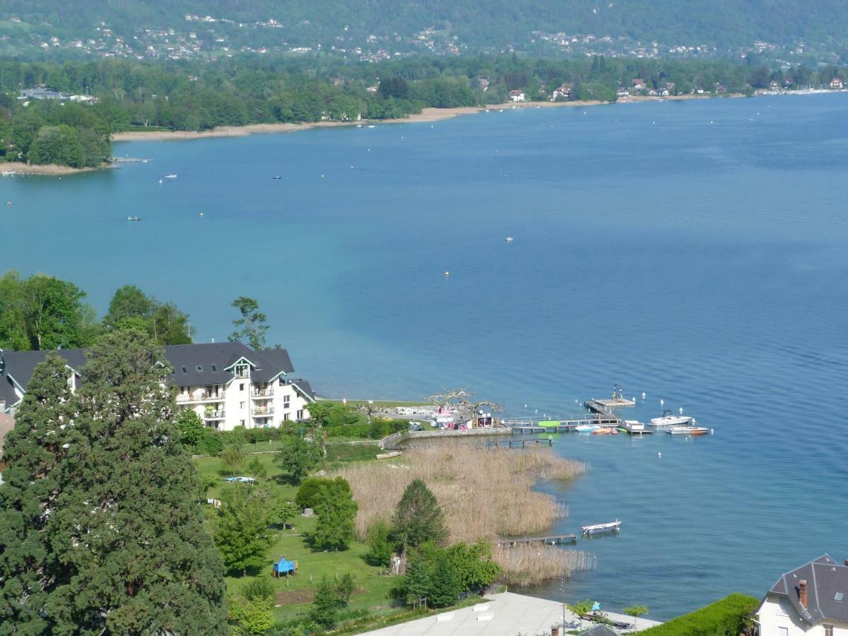 Studio Les Pieds Dans L'Eau Au Bord Du Lac D'Annecy Duingt Eksteriør bilde